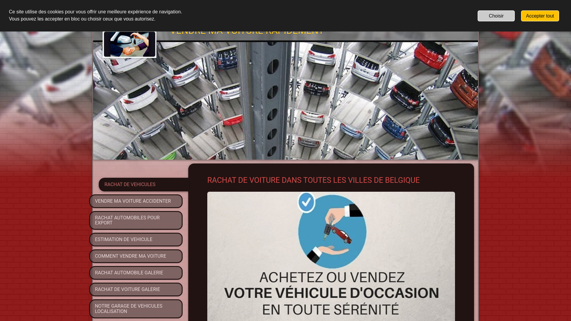 Capture d'écran de Rachat de véhicules Belgique - Comment vendre ma voiture                                                                    