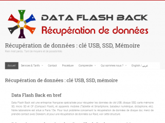 Data Flash Back, laboratoire de récupération de données à Paris.Diagnostic et devis gratuits.
