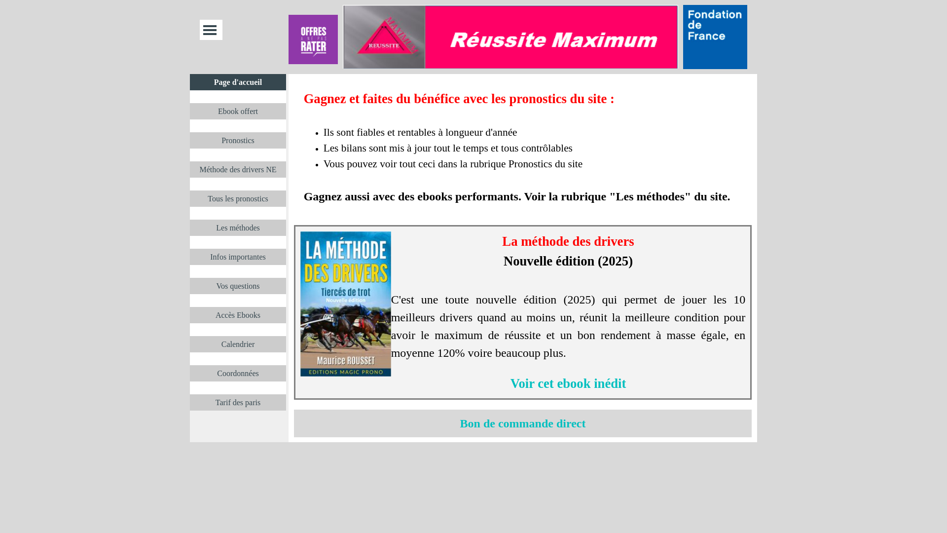 Capture d'écran de Réussite Maximum