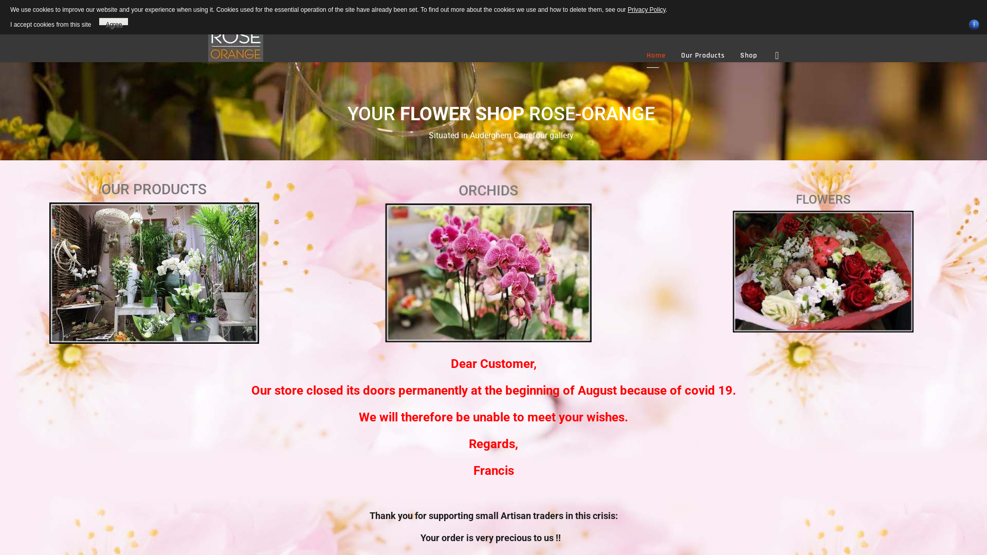 Capture d'écran de Fleuriste à Bruxelles