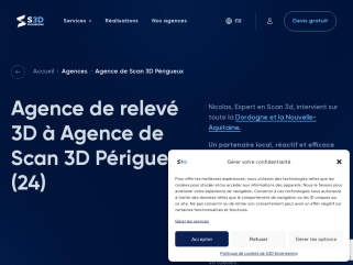 Agence de Scan 3D Périgueux
