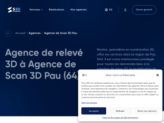 Agence de Scan 3D Pau
