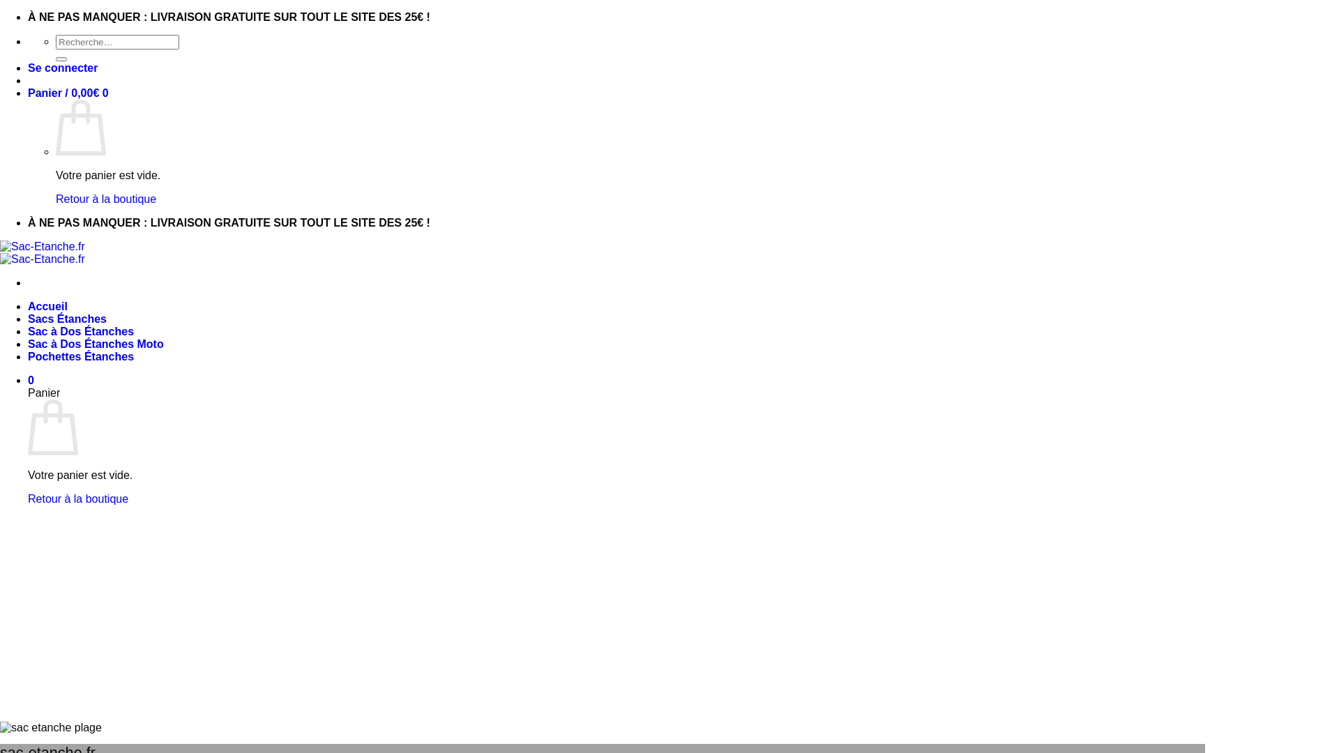 Capture d'écran de FEELFREE FRANCE IMPORT : Sac étanche