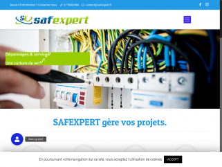 SAFEXPERT électricien courant fort et faible, maintenances et dépannage en électricité générale intrusion, vidéosurveillance, contrôle d'accès...