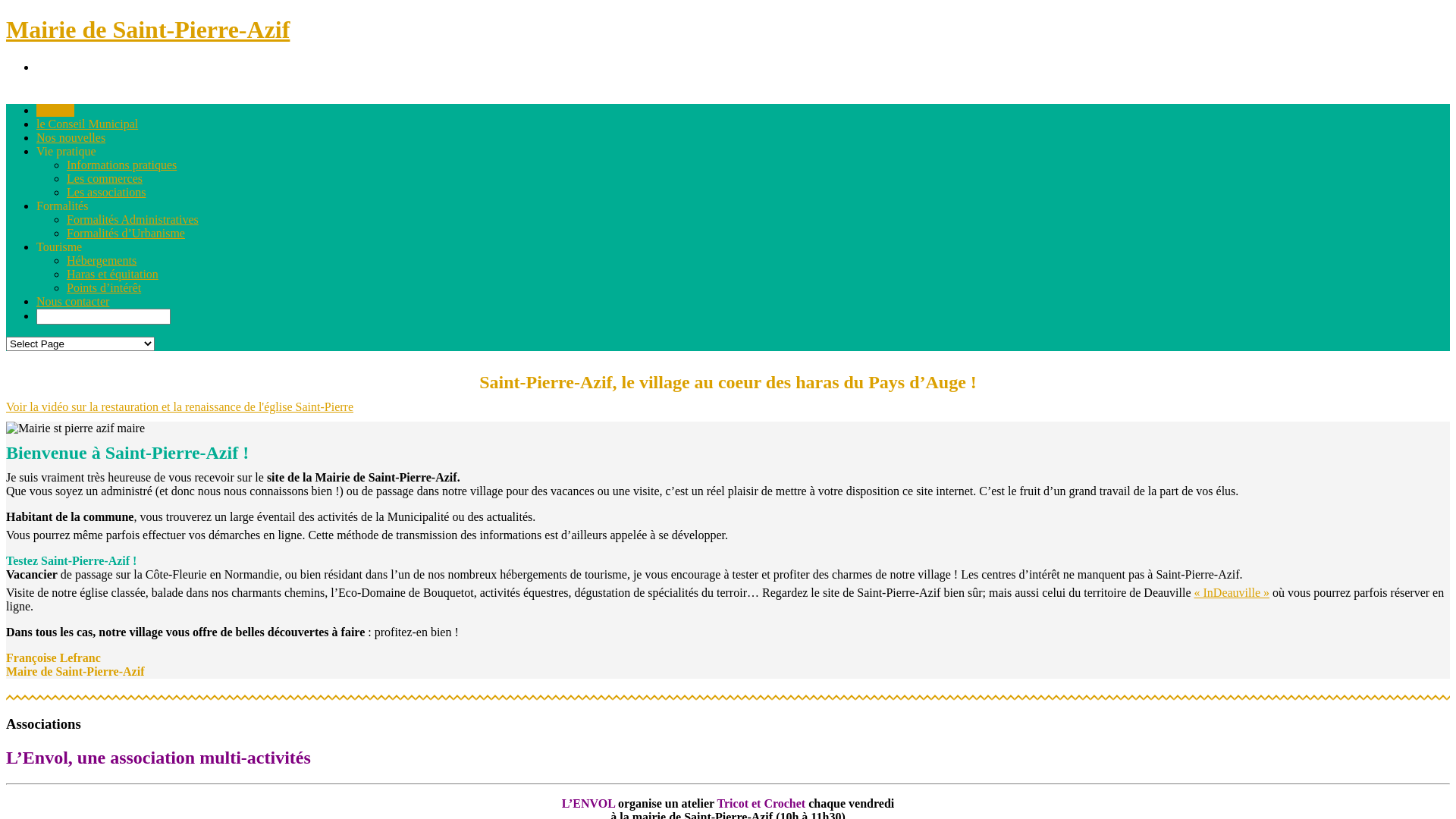 Capture d'écran de Mairie de Saint-Pierre-Azif