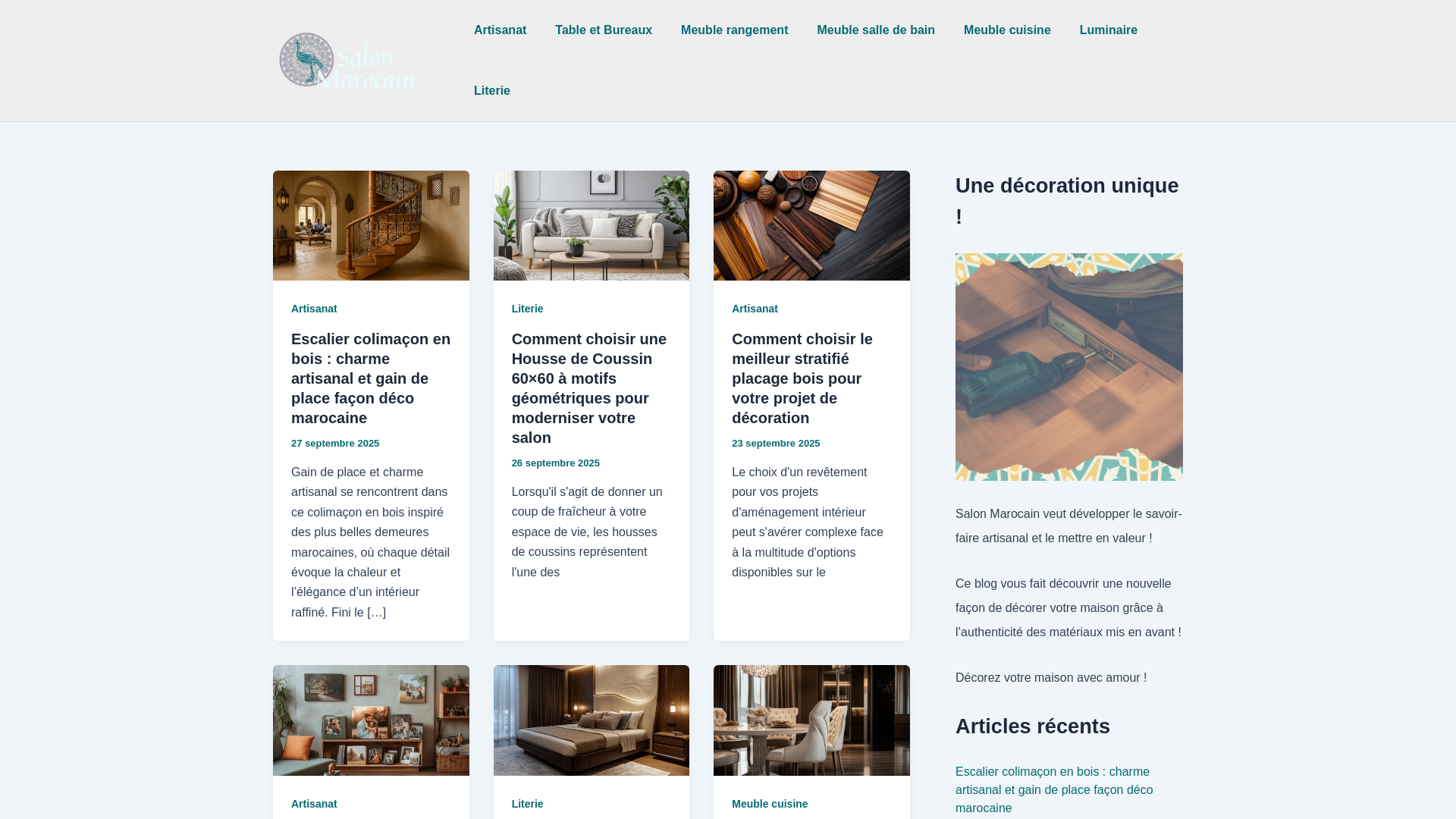 Capture d'écran de Salon marocain