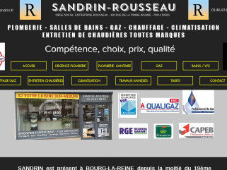 ENTREPRISE SANDRIN ROUSSEAU Dépannage & urgence plomberie 7j/7 Bourg la Reine et communes limitrophes