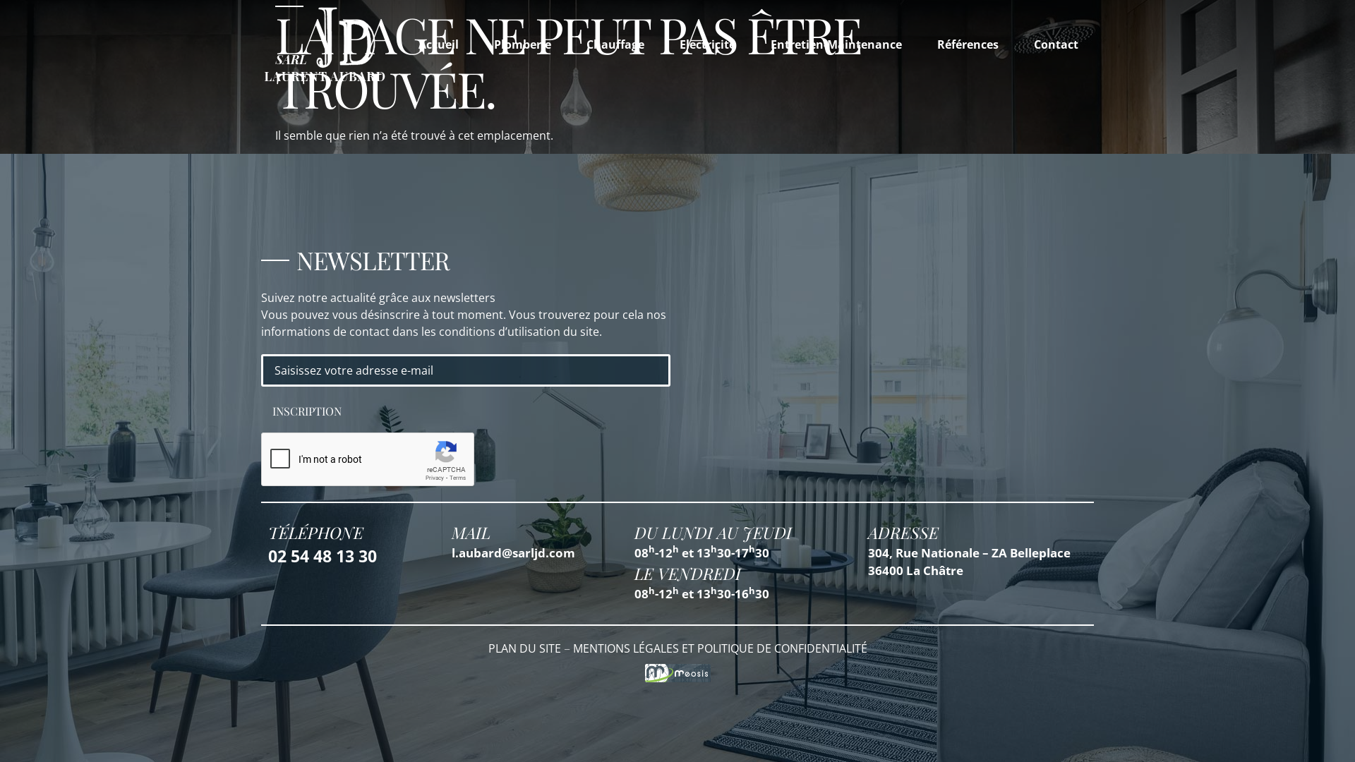 Capture d'écran de Bienvenue sur notre site internet Sarl JD ZA Belleplace 36400 La Châtre