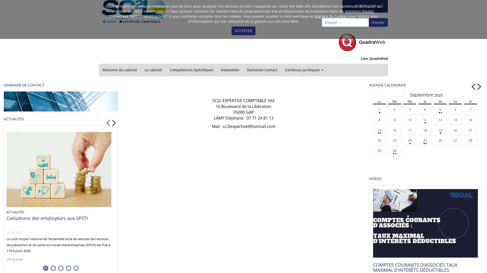 Capture d'écran de Sc2lexpertisecomptable