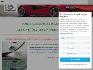 Porte Certificat d'Assurance Auto