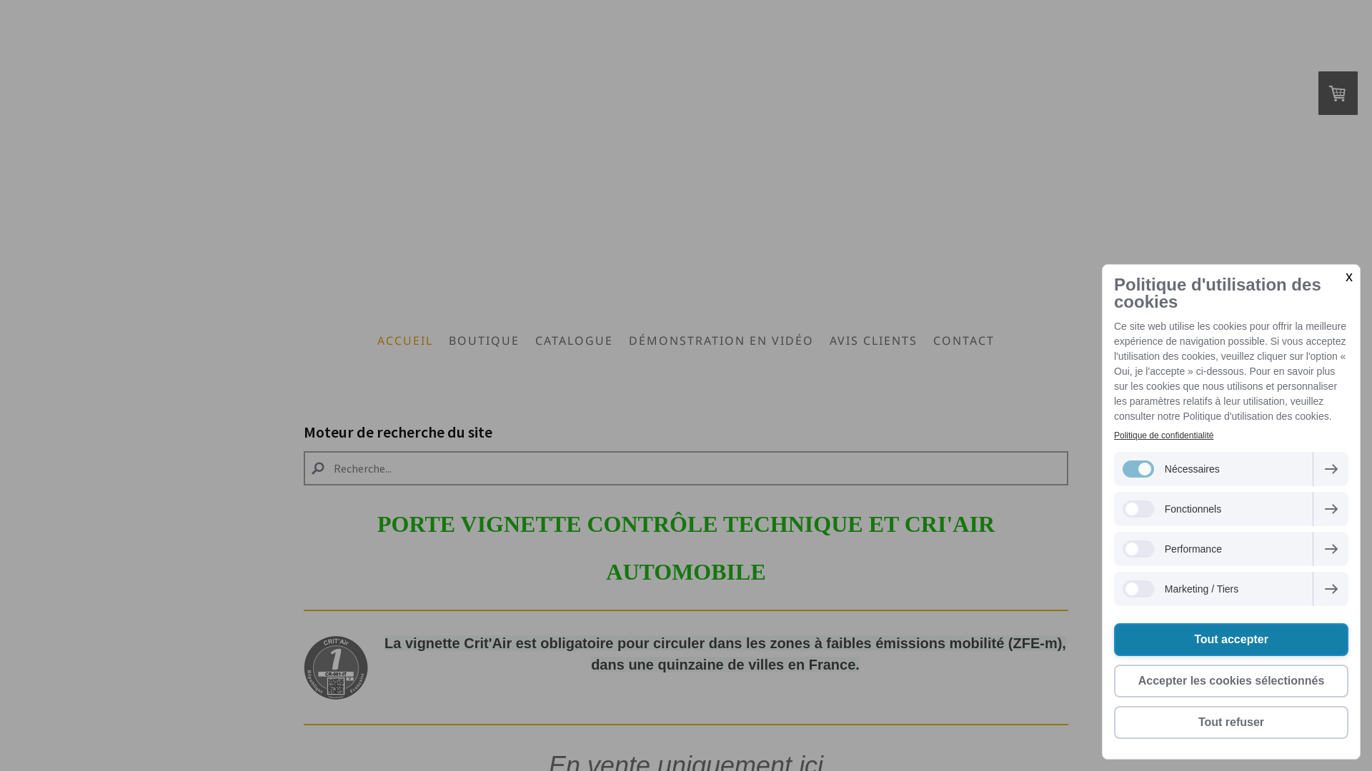 Capture d'écran de Porte Certificat d'Assurance Auto