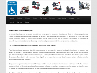 Scooter Handicape | Tout sur ScooterHandicape.fr