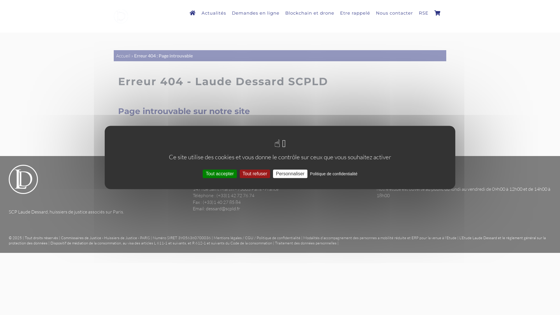 Capture d'écran de Prise date d'audience devant le juge de l'exécution à PARIS
