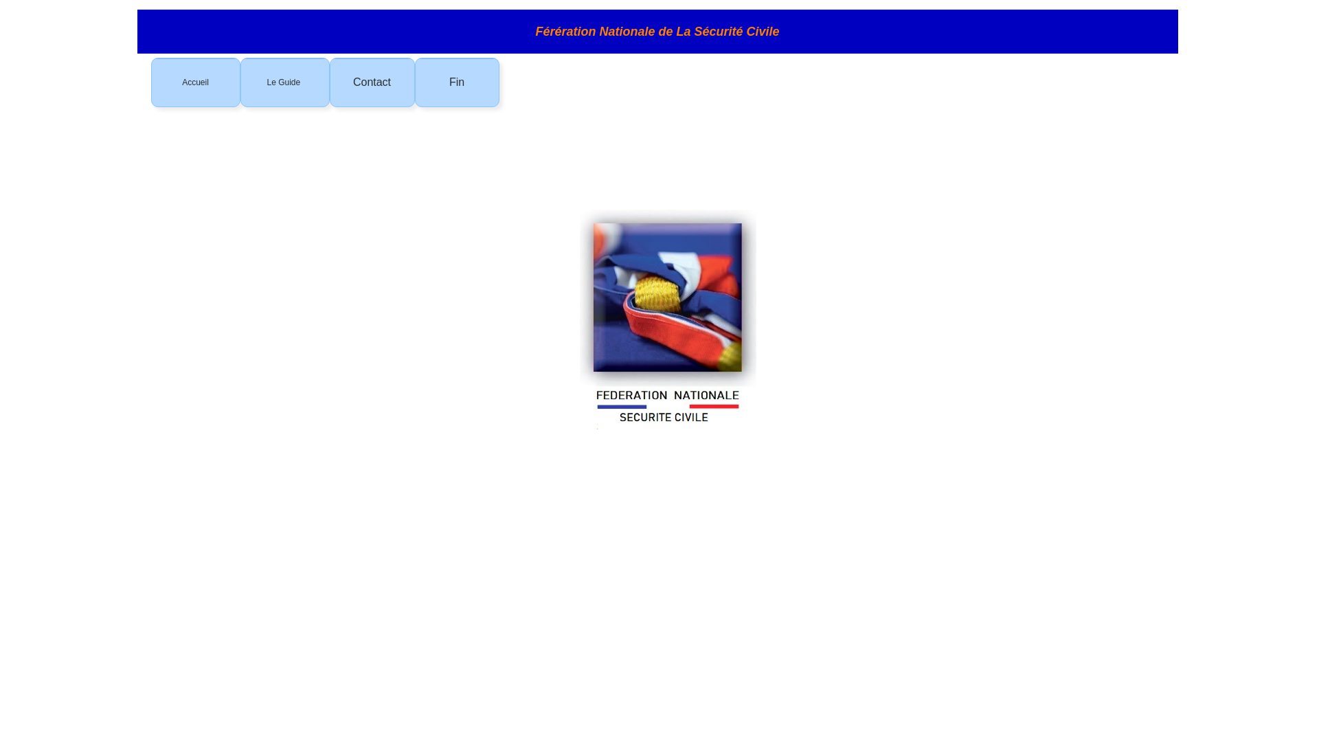 Capture d'écran de FEDERATION NATIONALE DE LA SECURITE CIVILE