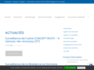 Actualités SecuryGard