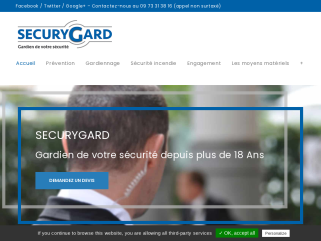 L'entreprise SecuryGard est certifiée Qualisécurité par l'AFNOR pour la sécurité privée, la surveillance, le gardiennage, la sécurité incendie sur toutes la région Auvergne-Rhône-Alpes.