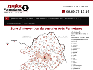 Serrurier Lille (59)- Haut-de-France-
ARES FERMETURES 