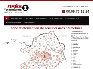 Serrurier Lille (59)- Haut-de-France-
ARES FERMETURES 