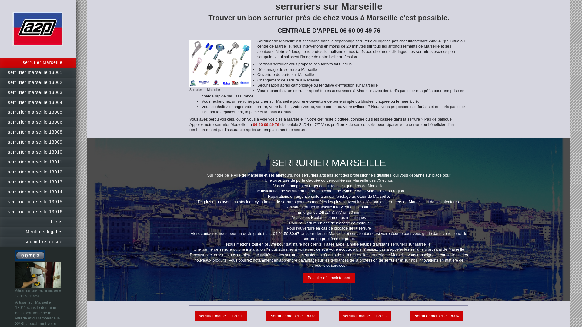 Capture d'écran de Serrurier prés de chez vous à Marseille
