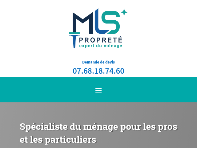 Capture d'écran de MlS Propreté