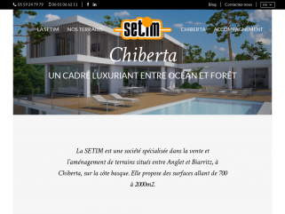 Setim Immobilier Vente de Terrains à Chiberta Anglet, Direct Propriétaire, Proche plages et commerces, écoles et golf de Chiberta