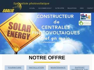 SOALIS - installation solaire photovoltaique en Rhône-Alpes