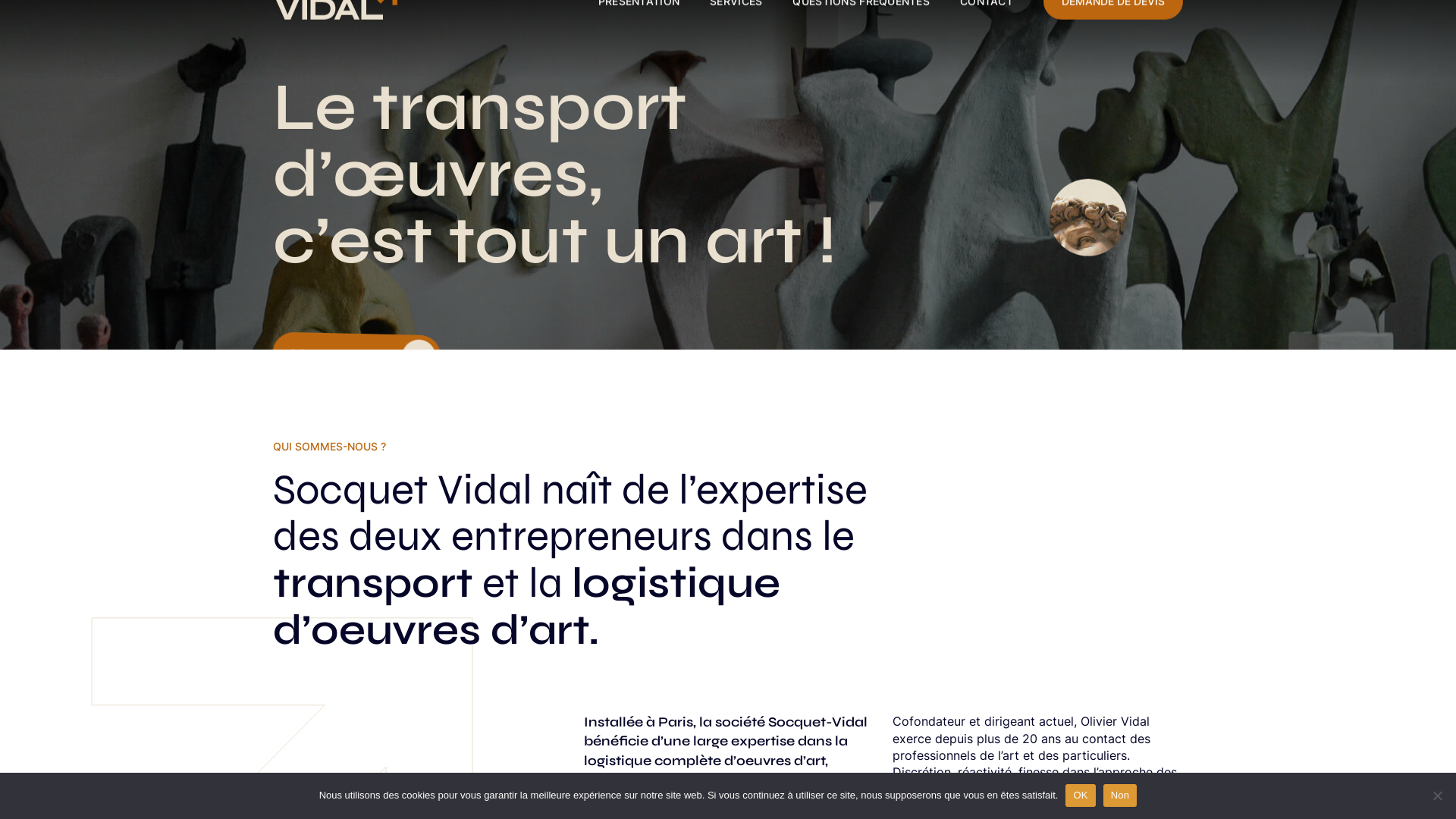 Capture d'écran de SOCQUET VIDAL