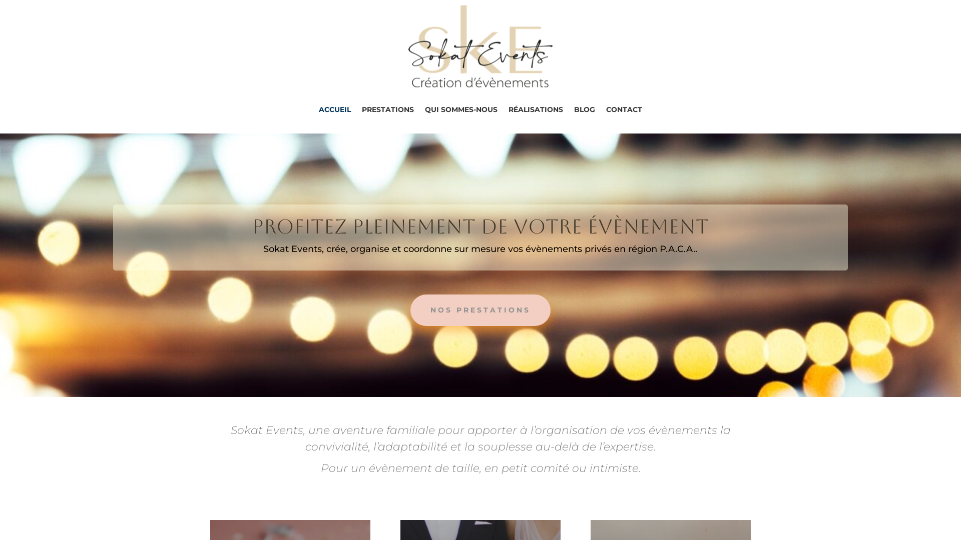 Capture d'écran de Organisation d'événement professionnel et privé