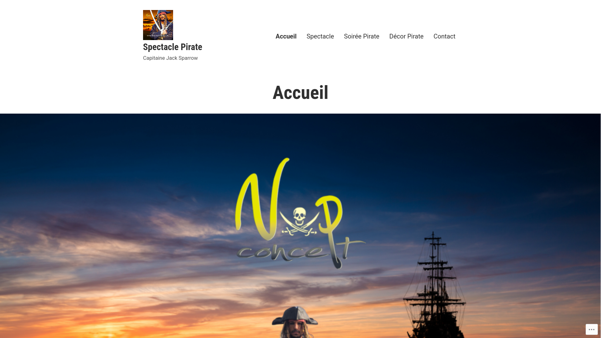 Capture d'écran de Spectacle Pirate (Magie) Capitaine Jack Sparrow Sur scène ou chez vous Tout l'univers de Pirates des Caraïbes