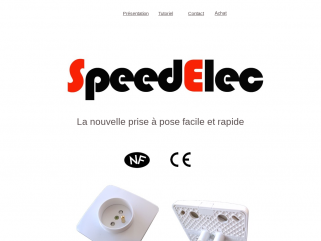 Nouvelle prise SpeedElec à pose simple et rapide(fils encastrés ou apparents)