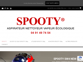 Spooty.fr vente de nettoyeur aspirateur vapeur