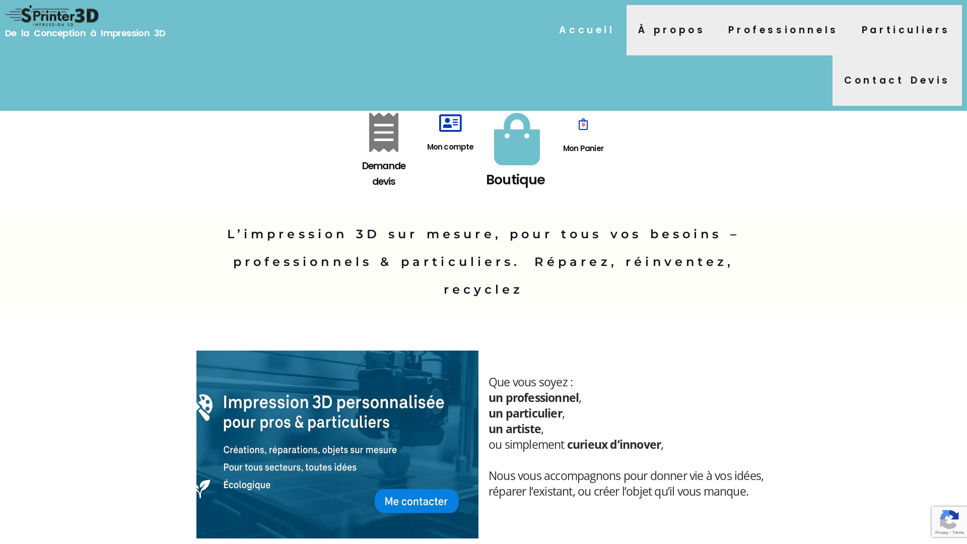 Capture d'écran de S'Printer 3D de la Conception et l'Impression 3D