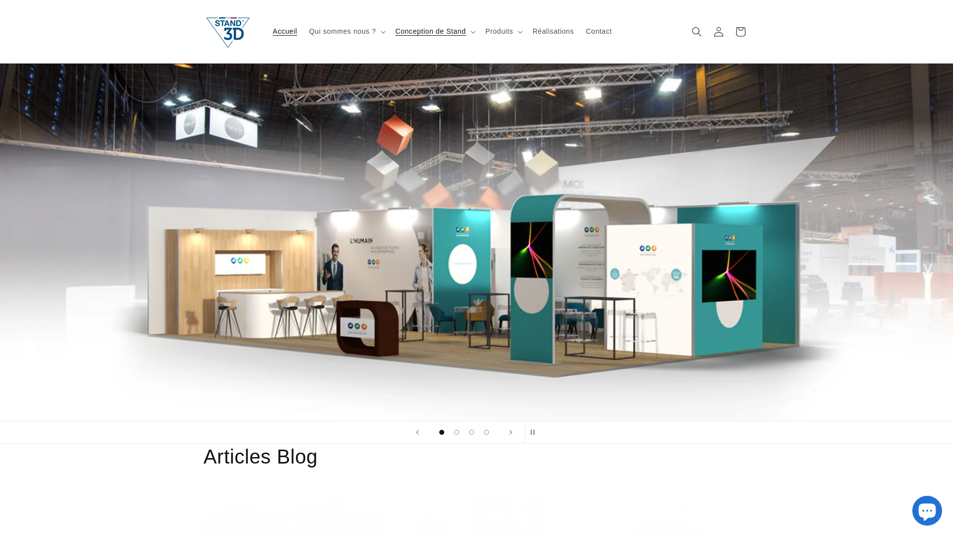 Capture d'écran de Leader du stand portable, pliable, parapluie, kakémono, roll-up