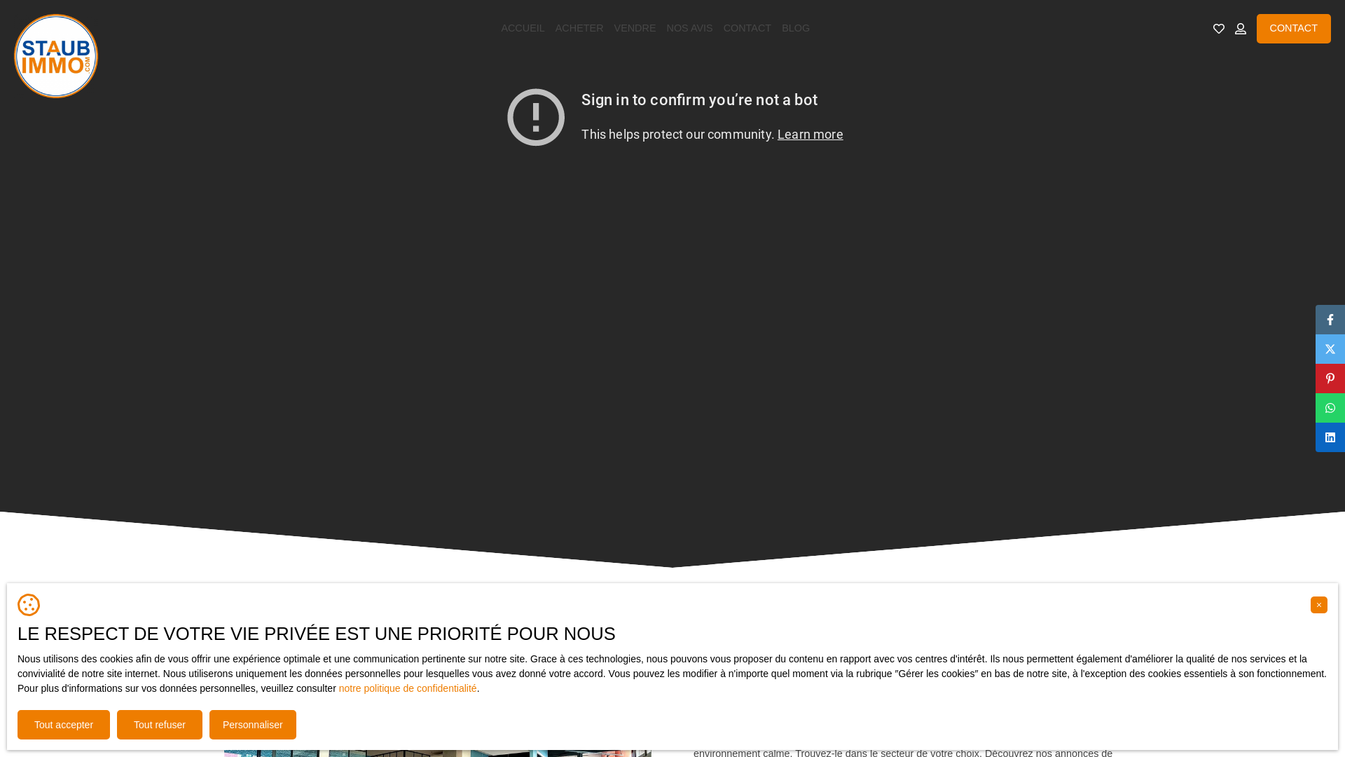 Capture d'écran de STAUB IMMOBILIER Agence immobilière Saint-Louis 68300-Alsace