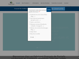 Stock Flash fabricant/revendeur de portails, portillons, clôtures, volet, porte de garage et aménagements des extérieurs. Prêt à poser ou en Kit. 
Vente PVC/ALU et Quincaillerie au détail.
 