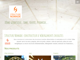 Constructeur de structures insolites et éergétiques (dômes, zômes, yourtes, pyramide)