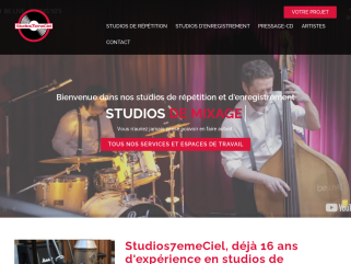 Studios 7eme Ciel, Studio de répétitions à Paris et Région parisienne, vous accueille dans 5 somptueux Studios dédiés à l'enregistrement et à la répétition dans un cadre unique à Paris