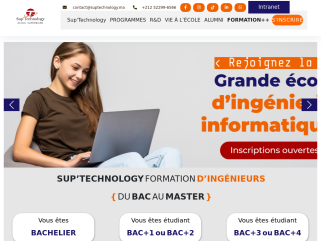 SUPTECHNOLOGY, Ecole supérieure Casablanca, Ecole sup privée en licence et Master