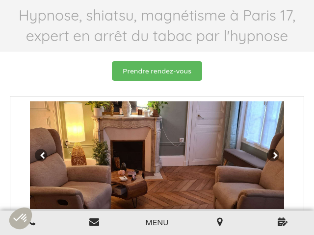 Hypnose, shiatsu, magn&eacute;tisme &agrave; Paris 17, expert en arr&ecirc;t du tabac par l'hypnose