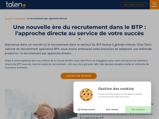 Une nouvelle ère du recrutement dans le BTP : l'approche directe au service de votre succès