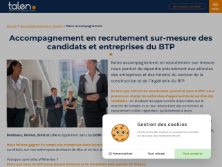 Accompagnement sur-mesure des candidats et entreprises