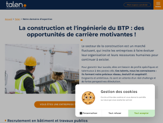La construction et l'ingénierie du BTP : des opportunités de carrière motivantes !