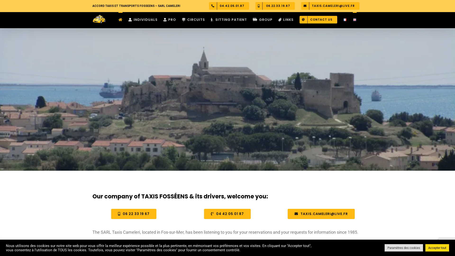 Capture d'écran de ACCORD TAXIS FOSSEENS - SARL CAMELERI