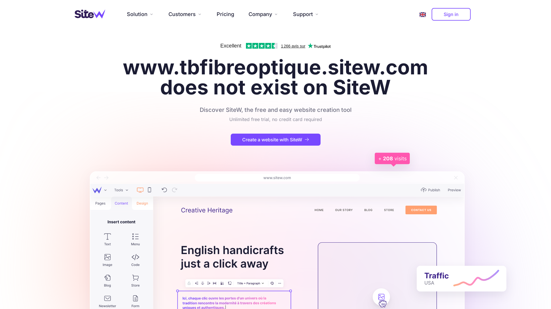 Capture d'écran de TB Fibre Optique