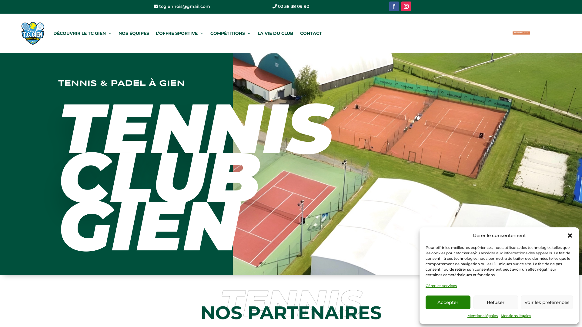 Capture d'écran de Tennis Club de Gien