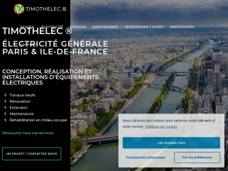 Entreprise d'électricité & courant faible
TIMOTHELEC ® est une entreprise d'électricité qualifiée pour grande, moyenne et petite installations
Courant Fort et Courant Faible