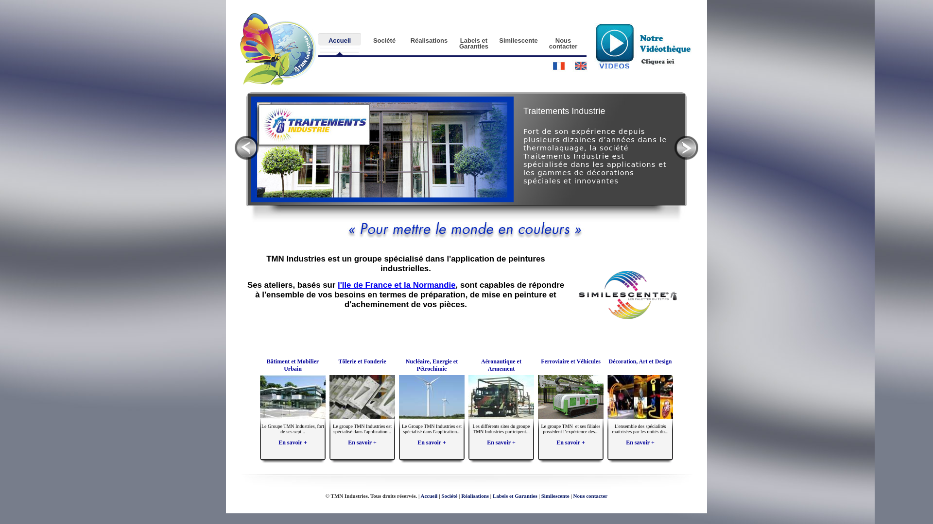 Capture d'écran de Spécialiste en peinture industrielle