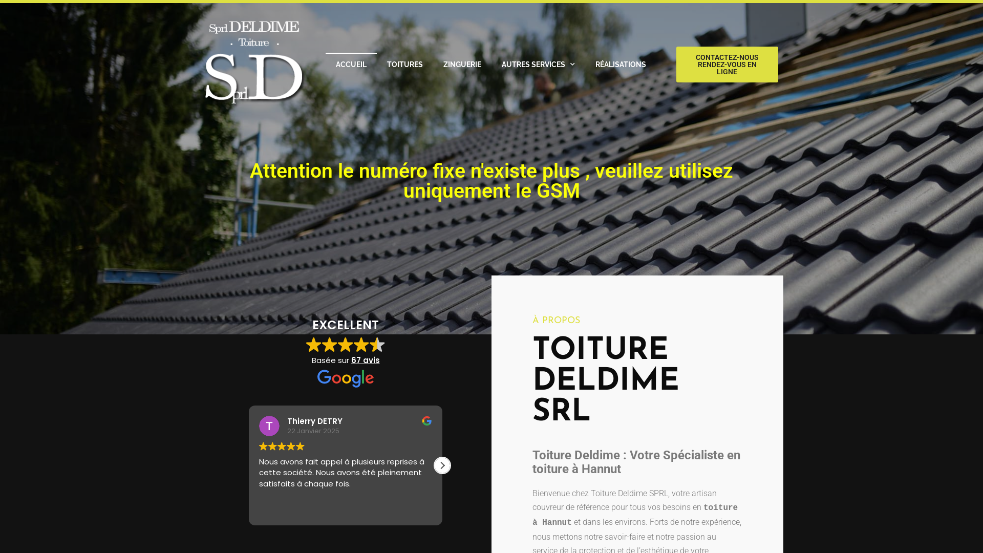 Capture d'écran de Toiture, zinguerie et plateformes