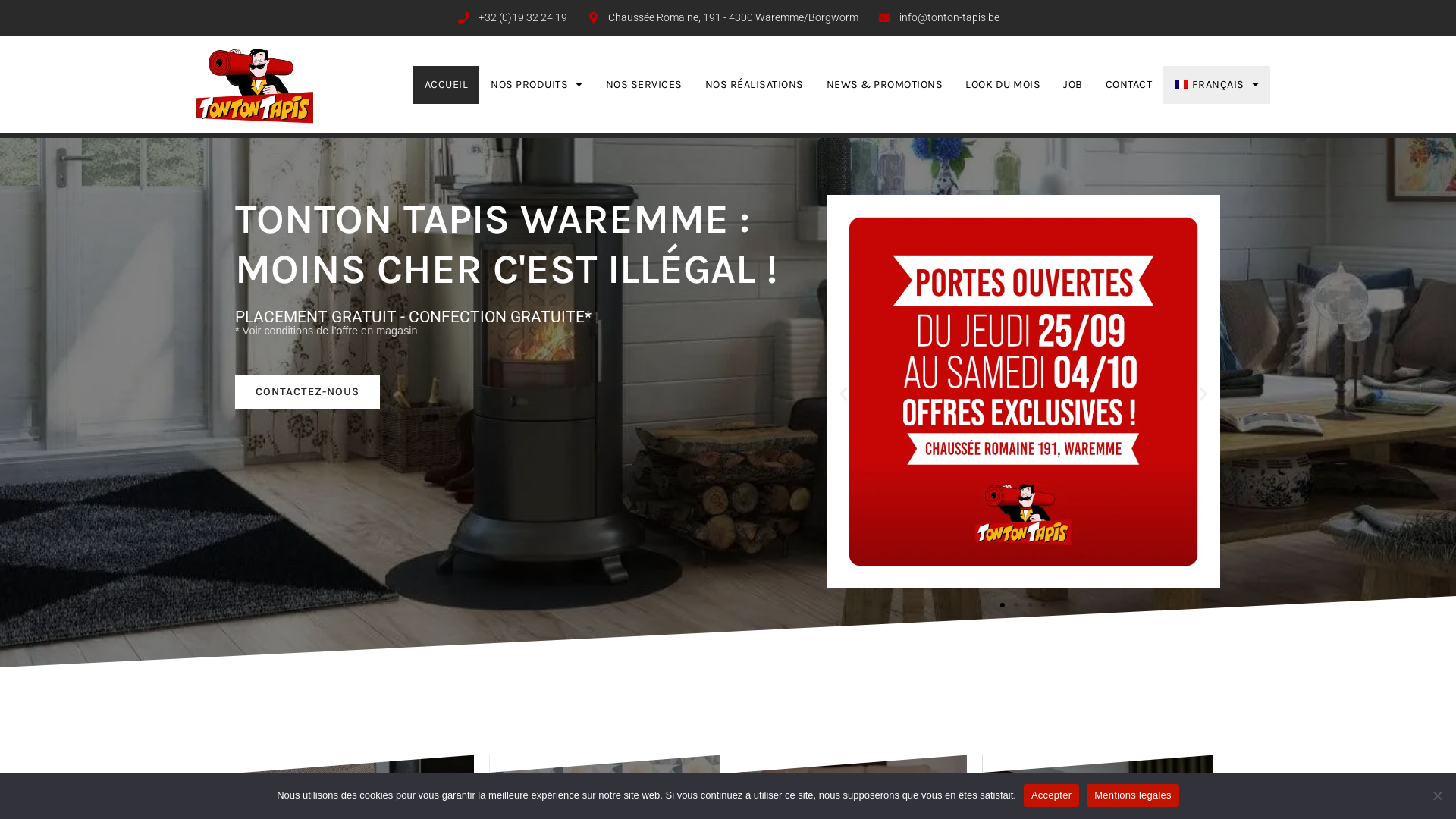 Capture d'écran de Magasin de décoration à Waremme