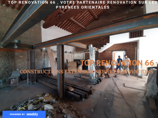 Top renovation 66 
renovation et extension dans le 66
entreprise spécialisée dans l'extension et la rénovation .
offre fiable et viable , très bon rapport qualité prix